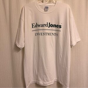 Gildan Edward Jones White T-Shirt XL